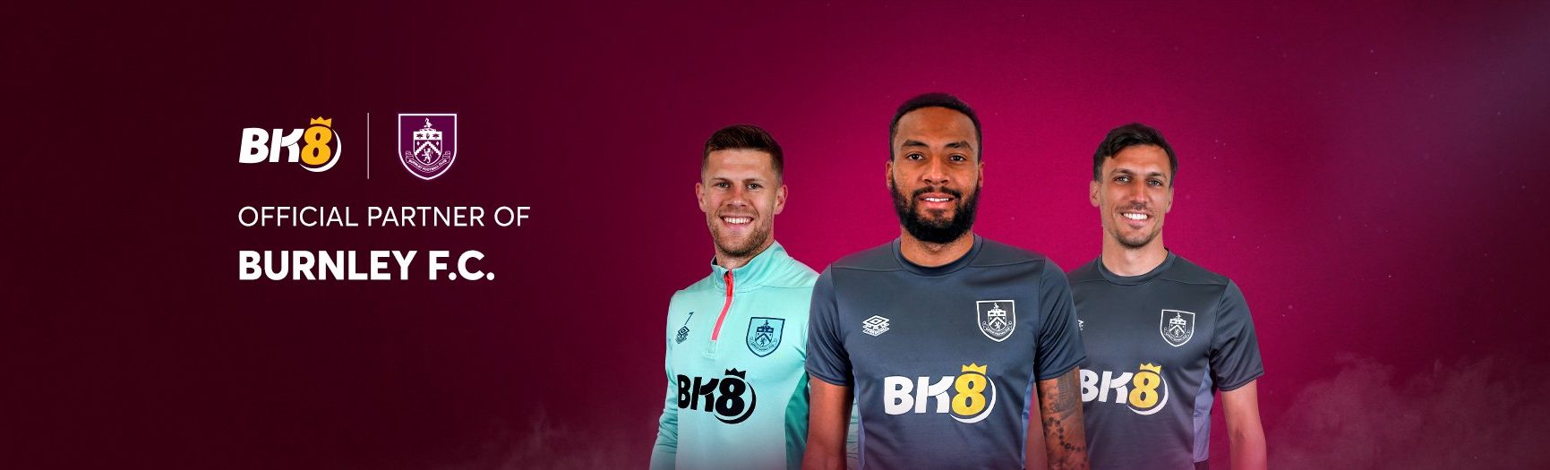 uw99 là đối tác chính thức của Burnley FC
